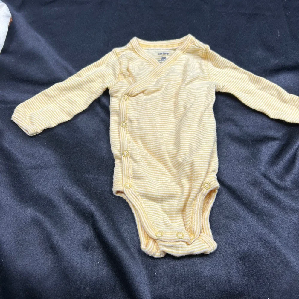 Baby Boy 0-3M Long Sleeve Bodysuits Sleeper Bundle Star Wars Carters 8pc Set